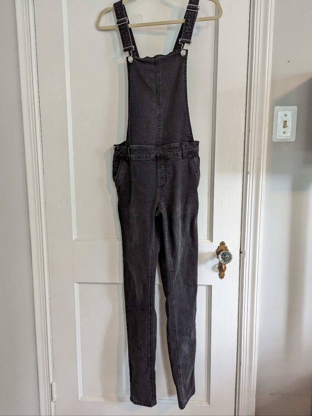 Noisy May Black Denim Overalls